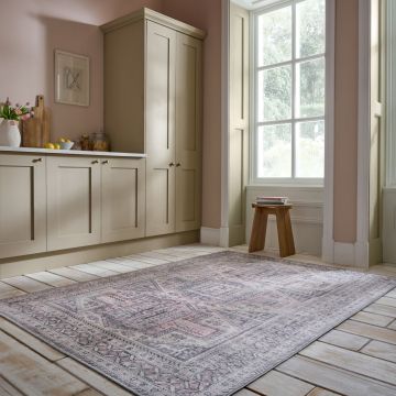 Covor Otis Global Roz 152x230 cm, Flair Rugs la reducere