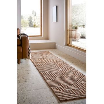 Traversa Kylo Circular Knit Teracota 80x300 cm, Flair Rugs