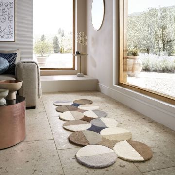 Traversa Mia Ellipse Natural 80x230 cm, Flair Rugs