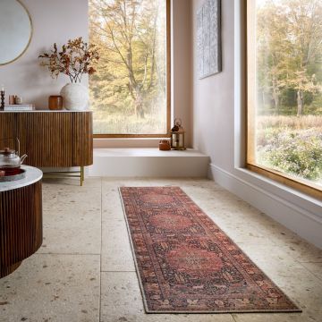 Traversa Nico Global Rosu 60x230 cm, Flair Rugs