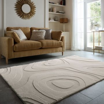 Traversa Novie Faux Fur Ivoar 80x150 cm, Flair Rugs