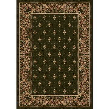 Covor Bisericesc Dreptunghiular, 150 x 230 cm, Verde, Lotos 15033/210