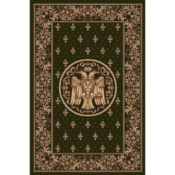 Covor Bisericesc Dreptunghiular, 80 x 150 cm, Verde, Lotos 15032/310