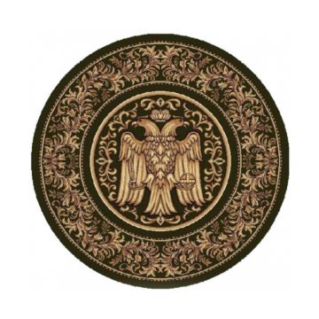 Covor Bisericesc Rotund, 200 x 200 cm, Verde, Lotos 15032/310