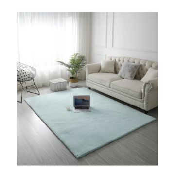 Covor Blanita Menta, Antiderapant, 80 cm x 150 cm, Soft Lop