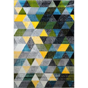 Covor Dreptunghiular, 120 x 170 cm, Multicolor, Kolibri Model Shapes 11151