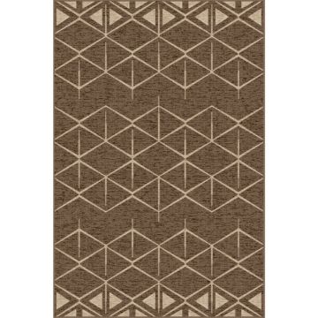Covor Dreptunghiular, 50 x 80 cm, Bej / Maro, Daffi 13036