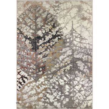 Covor Dreptunghiular, 58 x 110 cm, Bej / Crem / Maro, Model Anny 33001