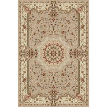 Covor Dreptunghiular, 60 x 110 cm, Crem / Bej, Lotos 1520