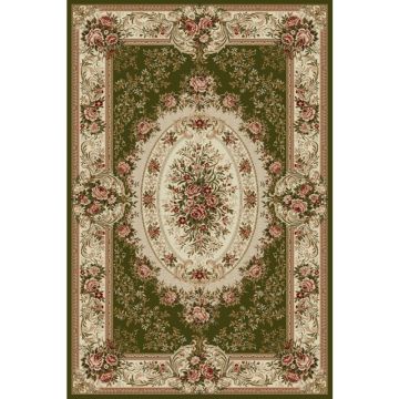 Covor Dreptunghiular, 60 x 110 cm, Verde, Lotos 1529