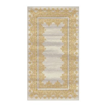 Covor Dreptunghiular, 80 x 150 cm, Auriu / Gri, Iris Model Oriental 28029/101
