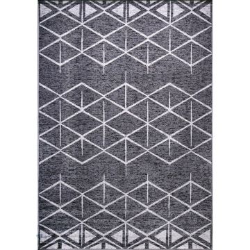 Covor Dreptunghiular, 80 x 150 cm, Gri, Kolibri 11258