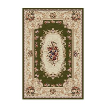 Covor Dreptunghiular, 80 x 150 cm, Verde, Lotos 535