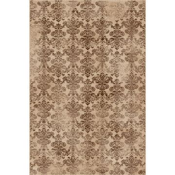 Covor Modern, Daffi 13121, Bej/Maro, 60x110 cm, 1700 gr/mp