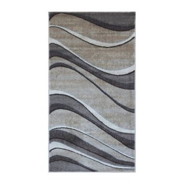 Covor Modern, Daffi Bej / Maro, 13001, 160 x 230 cm, 1700 gr/mp