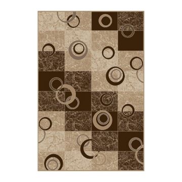 Covor Modern, Daffi Bej / Maro, 13058, 300 x 400 cm, 1700 gr/mp