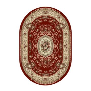 Covor Oval, 80 x 150 cm, Grena, Model Floral Lotos