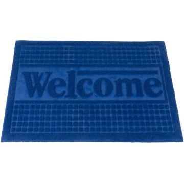 Covor pentru Usa de Intrare, 40 x 60 cm, Albastru