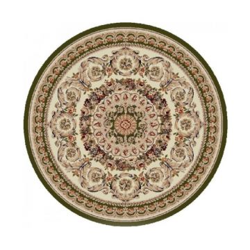 Covor Rotund, 100 x 100 cm, Verde, Lotos 539/130