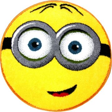 Covor Rotund, 67 x 67 cm, Galben, Kolibri Minion 11086/150