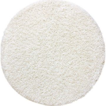 Covor Rotund Pufos, 67 x 67 cm, Ivory, Fantasy 12500/10