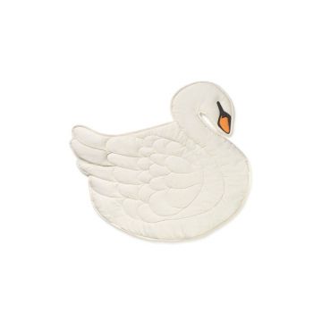 Saltea de joacă pentru copii crem 100x110 cm Swan – Lorena Canals
