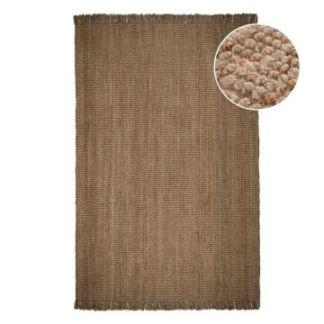 Covor Ã®n culoare naturalÄdin iutÄ300x400 cm Jute Boucle âu0080Flair Rugs