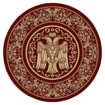 Covor Bisericesc Rotund, 150 x 150 cm, Rosu, Lotos 15032 la reducere