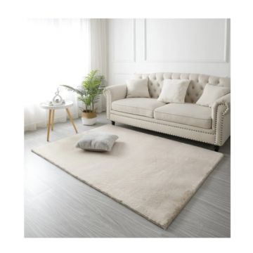 Covor Blanita Crem, Antiderapant, 120 cm x 160 cm, Soft Lop