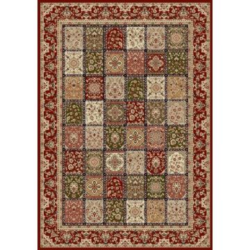 Covor Dreptunghiular, 100 x 200 cm, Rosu, Lotos Model Timbre 1518 la reducere