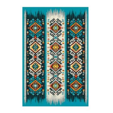 Covor Dreptunghiular, 120 x 170 cm, Albastru, Kolibri 11226/140