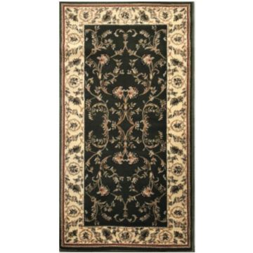 Covor Dreptunghiular, 150 x 230 cm, Verde / Crem, Lotos 523