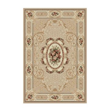 Covor Dreptunghiular, 60 x 110 cm, Bej / Crem, Lotos 542