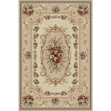 Covor Dreptunghiular, 80 x 150 cm, Crem / Bej, Lotos 523 la reducere