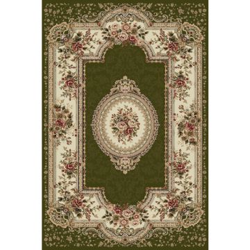 Covor Dreptunghiular, 80 x 150 cm, Verde, Lotos 571