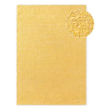 Covor galben Èesut manual din material bouclÃ© 200x290 cm Notting Hill Portobello âTed Baker