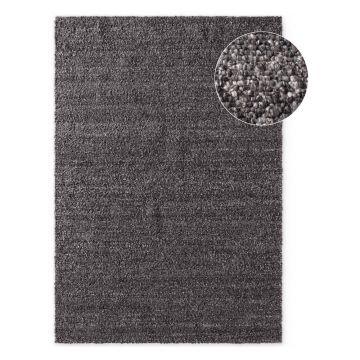 Covor gri Ã®nchis Èesut manual din material bouclÃ© 160x230 cm Notting Hill Portobello âTed Baker