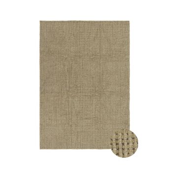 Covor kaki lavabil, Èu009Besut manual din lÃ¢nÄ200x300 cm Unexpected Wool âu0080Lorena Canals