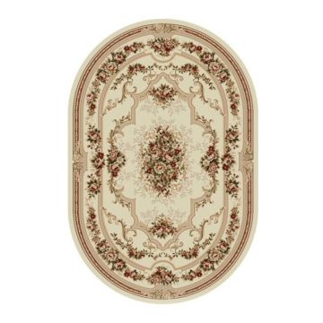 Covor Oval, 80 x 150 cm, Crem, Lotos 574/100