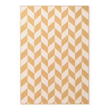 Covor pentru exterior Èu0099i interior galben ocru/crem 120x170 cm Haringey Terrick âu0080Ted Baker