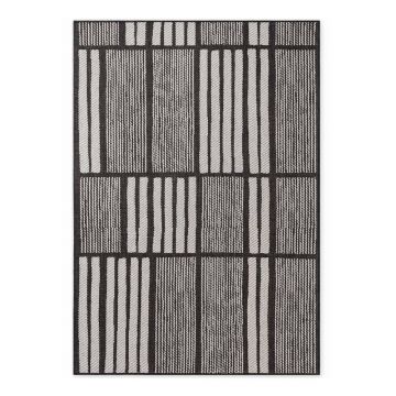 Covor pentru exterior Èu0099i interior negru/crem 160x230 cm Haringey Allington âu0080Ted Baker