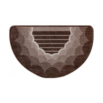 Covor pentru Usa de Intrare, Maro, 50 x 80 cm, Antiderapant, Model Flex