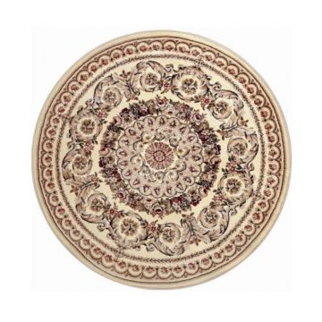 Covor Rotund, 150 x 150 cm, Crem / Bej, Lotos 539/100