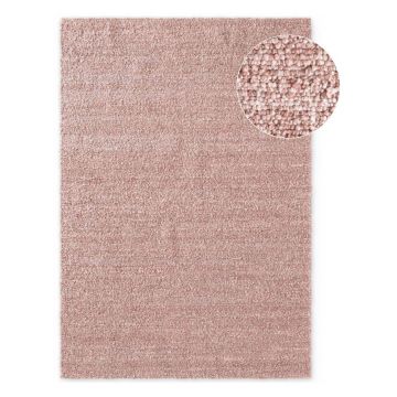 Covor roz prÄfuit Èesut manual din material bouclÃ© 120x170 cm Notting Hill Portobello âTed Baker