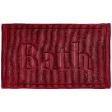 Covoraș De Baie 50/80 cm culoare lemn cireș, bordo