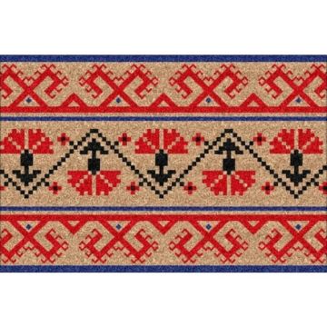 Covoras Intrare, Cauciuc si Fibre Cocos, Dreptunghiular, Diverse Modele, 45 x 75 cm, Grunberg