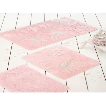 Set 3 Covorase de Baie Orkide Pudra (Acryl)