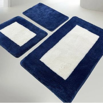 Set 3 Covorase de Baie Same Lacivert (Acryl)