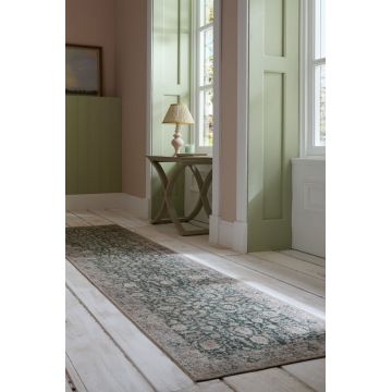 Traversa Beau Floral Verde 60x230 cm, Flair Rugs
