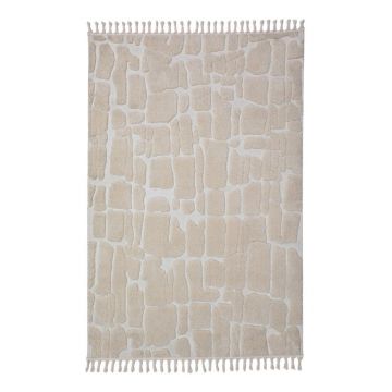 Covor crem 160x230 cm Esra Cobbled âu0080Flair Rugs